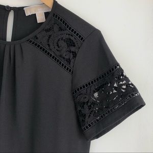 MICHAEL KORS | XS | Little Black Dress with Lace